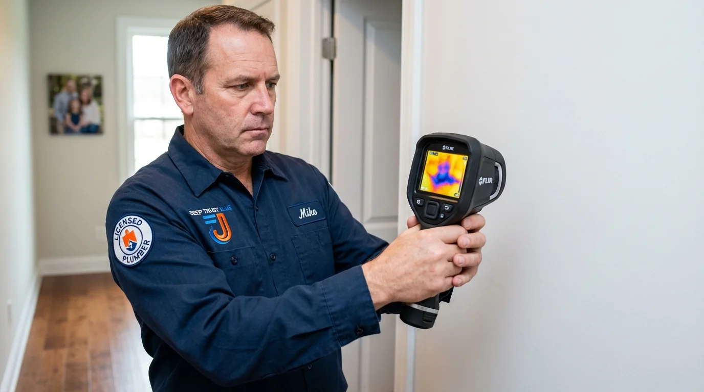 Thermal imaging leak detection by Johns Plumbing LLC in Blanco